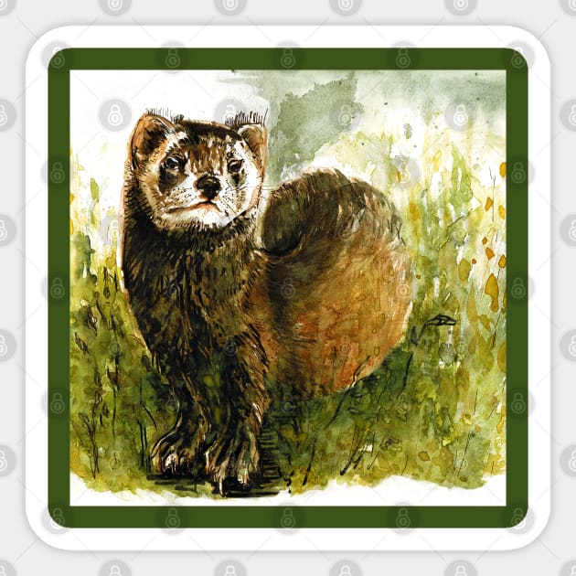 Polecat Sticker by belettelepink